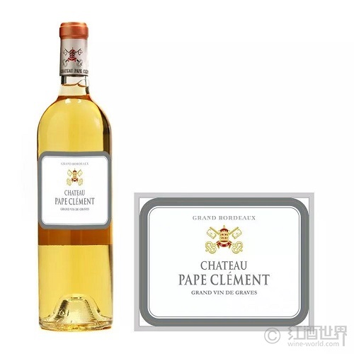 2018克莱蒙教皇堡白，JS98-99分，波尔多最佳白葡萄酒之一