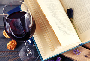 葡萄酒与书