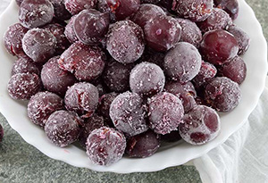 冰冻过的葡萄